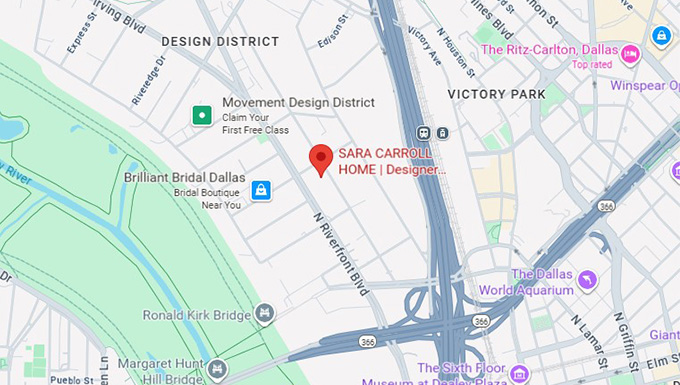 Map and driving directions to Sara Carroll Home in Dallas